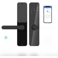 Smart Door Lock TTLock App Control Digital Door Lock with Handle Keypad Lock Electronic Door for