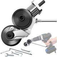 Electric Drill Plate Cutter Metal Sheet Cutter Free Cutting Tool Nibbler Saw Cutter Plate Punch Scissors