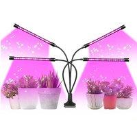 LED Grow Lights Full Spectrum Phyto Lamp With Timing Function For Indoor Flower Potted Plants Vegetables Hydroponics Cultivation