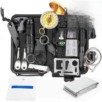 Survival kit set military outdoor travel mini camping tools aid kit emergency survive Wristband