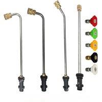 1/4 Inch Rod Jet Car Cleaning High Pressure Water Gun Extension for Karcher K2 K3 K4 K5 K6 K7 with Nozzle