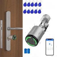 IP67 Waterproof Euro Smart Electronic Door Lock Cylinder TTLock App Control Anti-Drill Remote Access