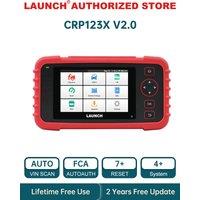 LAUNCH X431 CRR123X V2.0 Car OBD2 Diagnostic Tools Auto OBD Scanner ABS SRS Engine AT+ 7 Reset Service Free Update