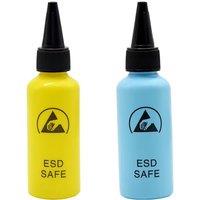 Anti Static Solvent Bottle Stainless Steel Needle Glue Dispenser Alcohol Bottle for Electronics PCB Board Phone Cleaning Tool