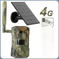 4MP 14MP 4G SIM Card Solar Hunting Trail Camera Wildlife Camera With Night Vision Motion Activated