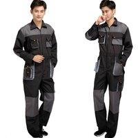 New Bib Overalls Men Work-Coveralls Protective Repairman Strap Jumpsuits Pants Working Uniforms Plus Size Sleeveless Coverall