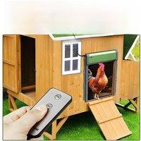 2025 New Solar Automatic Chicken House Door Aluminum Alloy Chicken Door with Timer / Light Sensor /