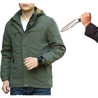 Men Outdoor Safety Cut-Proof Stab-Resistant Jacket Anti-Hacking Stealth Flexible Waterproof Warm Fbi Military Tactical Clothing