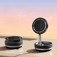 Foldable Magsafe Car Mount 360Rotating Phone Holder Vacuum Suction Cup Phone Support For iPhone 15