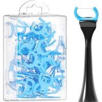 Replacement Flosser Brush Heads Compatible with Philips Sonicare Electric Toothbrush, 50 Pcs Floss