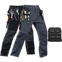 2025 New High Quality Craftsman Men's Work Pants Workwear Multi Pockets Work Trousers Mechanic Workwear S-3XL