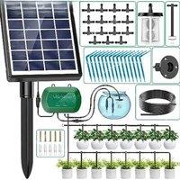 2025 Latest Drip Irrigation Kit for Potted Plants Solar System for Garden Supported Automatic Watering System