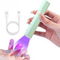 Handheld UV LED Light for Nails USB Mini Dryer Nail Light for Curing All Nail Gel UV LED Lamp Home