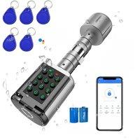 IP66 Waterproof Smart Lock Biometric Fingerprint Door Lock with App and Smart Card Keyless Entry For