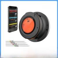 New Outdoor Digital BBQ Thermomter Wireless Bluetooth Dome Cooking Food Meat Thermometer For BBQ Charcoal Grill And Oven Smoker