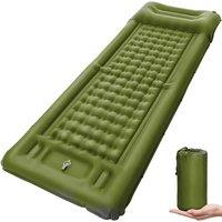 Outdoor Thicken Camping Mattress Ultralight Self-inflating Air Mattress Built-in Inflator Pump For