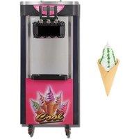 2025 New Stainless Steel Vertical Soft Cone Ice Cream Machine Fully Automatic Pre Cooled Frozen Yogurt Machine