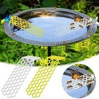 1/2Pcs Floating Bee Ladder Butterfly Water Station Honeycomb Design Corrosion Resistant Outdoor