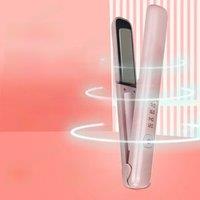 Wireless Hair Straightener Mini Curling Iron Fast Warm-up Ceramic Straightening Styling Tool Four-gear Temperature Adjustment