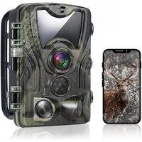 Outdoor WiFi Trail Camera Bluetooth 4K 36MP Game Camera 940NM Night Vision Motion Activated