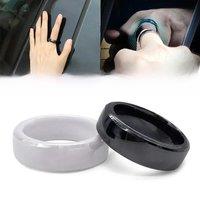 Smart Key Ring For Tesla Model 3 Y 2021-2023 Key Card Fob Replacement Ceramic Smart Ring for Men Women Waterproof