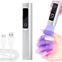 Handheld UV Led Nail Lamp Portable Mini Nail Dryer for Curing Nail Gel Polish Manicure Flashlight