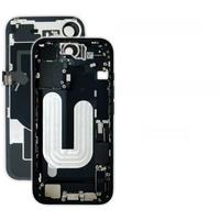 95% New, Original Disassembled Middle Frame Housing Back Glass Cover For iPhone 16, with NFC Charging Wireless Assembly