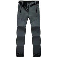 Winter Thermal Waterproof Hiking Skiing Pants Women Outdoor Sports Thick Warm Soft Shell Trousers
