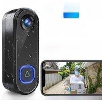 Video Doorbell WiFi Wireless Outdoor Door Bell Camera AC Power 1080P Video Door Phone Waterproof