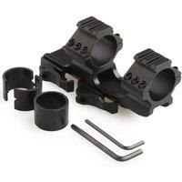 Metal HeavyDuty Dual 25.4mm / 30mm Quick CantiWeaver Scope Mount QD Hunting Holder For AR15 M4 M16