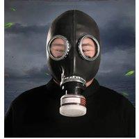 New 64 Type Multipurpose Black Gas Full Mask Respirator Painting Spray Pesticide Natural Rubber Mask