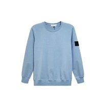 New Men's O-Neck Loose Gray T-Shirt 2024 Spring Autumn Casual Fashion Streetwear Clothing Series