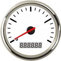 85mm Diesel Engine Tachometers Devices 0-4000RPM 9-32v Revolution Meters with Hourmeters for Auto Boat Truck Yacht Red Backlight