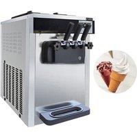 Soft Ice Cream Machine, Commercial Electric Desktop Gray Digital Display, Can Only Freeze Yogurt Machine