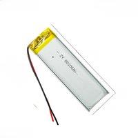3.7V rechargeable battery For Long cabinet strips Smart magnifying glass, polymer lithium battery bicycle taillight 802060 1100