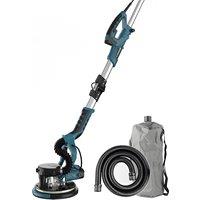 Electric Wall Sander 9 Inch Folding Wall Putty Sander Machine Self-absorbing Dust Double Lamp Long Pole Wall Grinder