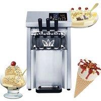 Stainless Steel Desktop Ice Cream Maker For Making Ice Cream Sundae Cones High Output Ice Cream Production Machine