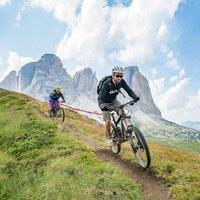 Mountain bike trailer rope, traction rope, outdoor cycling parent-child tension rope