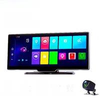 11 inch 4G Car GPS Navigation Android 8.1 DVR Cam WIFI FHD 1080P Dual Lens Dash Cam Video Recorder Registrar Parking Monitoring