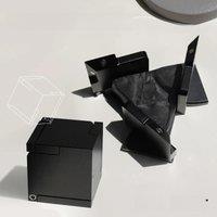 Mechanical Deformation Jewelry Box Gifts Rotating Kinetic Energy Ring Box Creative Proposal Cube Boxes Portable Jewelry Storage