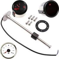 0-190ohm 240-33ohm Point Fuel Level Meters 52mm 100 150 200 250 300 350 450mm Fuel Level Sensors Sending Unit for Car Boat Truck