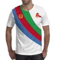 2025 Summer Eritrea Flag Graphic T Shirts Men & Women Oversized Printed Short Sleeved Quick Drying