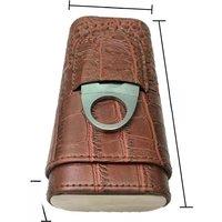 Personalized Cigar Case with Cigar Cutter for Groom Best Man Wedding Party Gift Custom Cigar Humidor