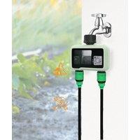 Eshico HCT-326 Super Timing 2-Outlet Water Timer Precisely Watering Up Outdoor Automatic Irrigation Fully Adjustable Program