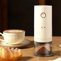 Portable Electric Coffee Bean Grinder 38 Gears External Adjustable USB Charge 1500mAh Rechargeable
