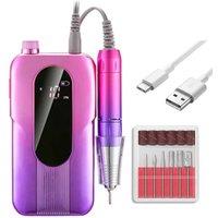 35000RPM Rechargeable Nail Drill Machine With USB Connector Long Standby Nail Polish Remover Drill