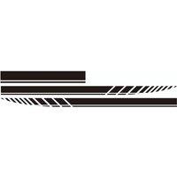 Vinyl Decal Kit for Nissan Sentra: Car Hood/Bonnet, Door & Side Skirt Decor - Engine Cover Stripes & Auto Body Accessories