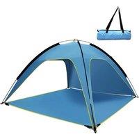 Quick Automatic Opening Beach Tent Sun Shelter Tent Shade Lightwight Pop for Outdoor Camping Three