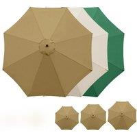 Replaceable Parasol Top Cloth Garden Patio Canopy Parasol Cover Shade Rainproof Banana Umbrella