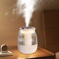 Air Humidifier 1300ML Aroma Humidifier Double Spray Port Essential Oil Diffuser USB Water Humidifier